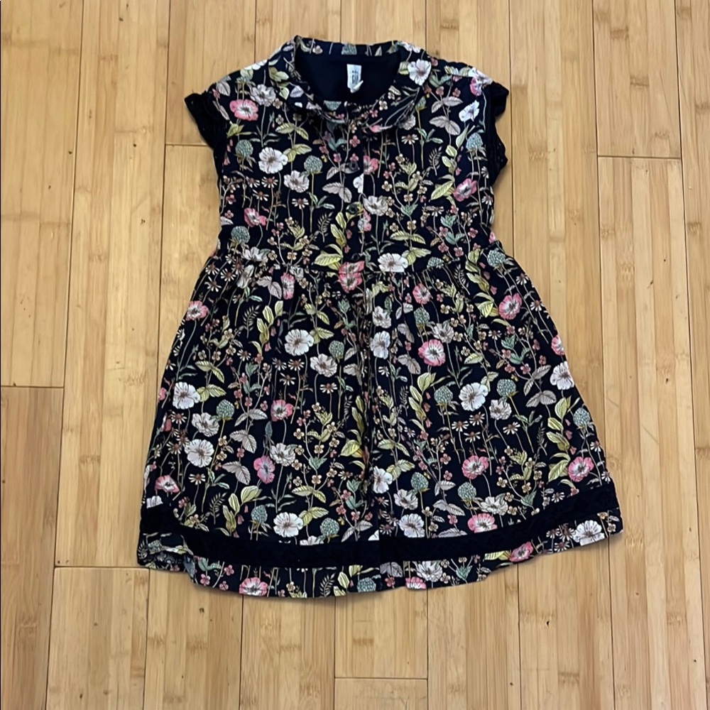 GAP Pink and Blue Flutter Sleeve Sundress